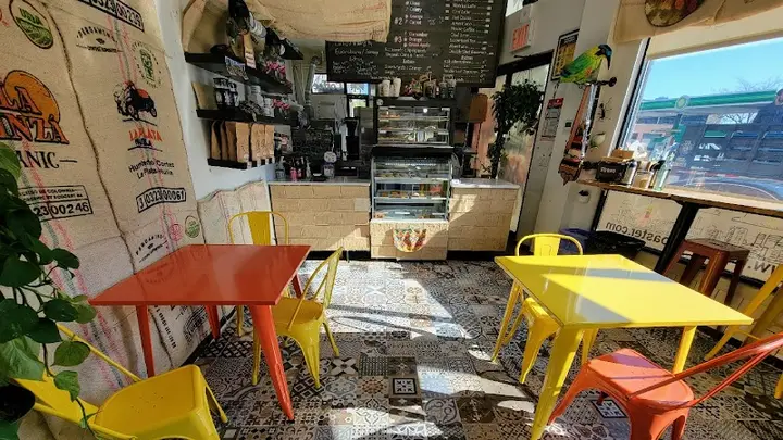 Inside Pueblo Querido Coffee Roasters in Greenpoint